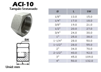 Conexões Aço Inox