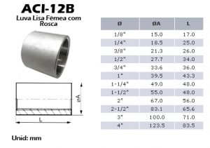 Conexões Aço Inox