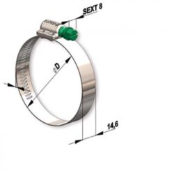 Abraçadeira Aço Carbono Suprens Flexil FAB 216235