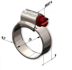 Abraçadeira Aço Carbono Suprens Micro MAB 1216